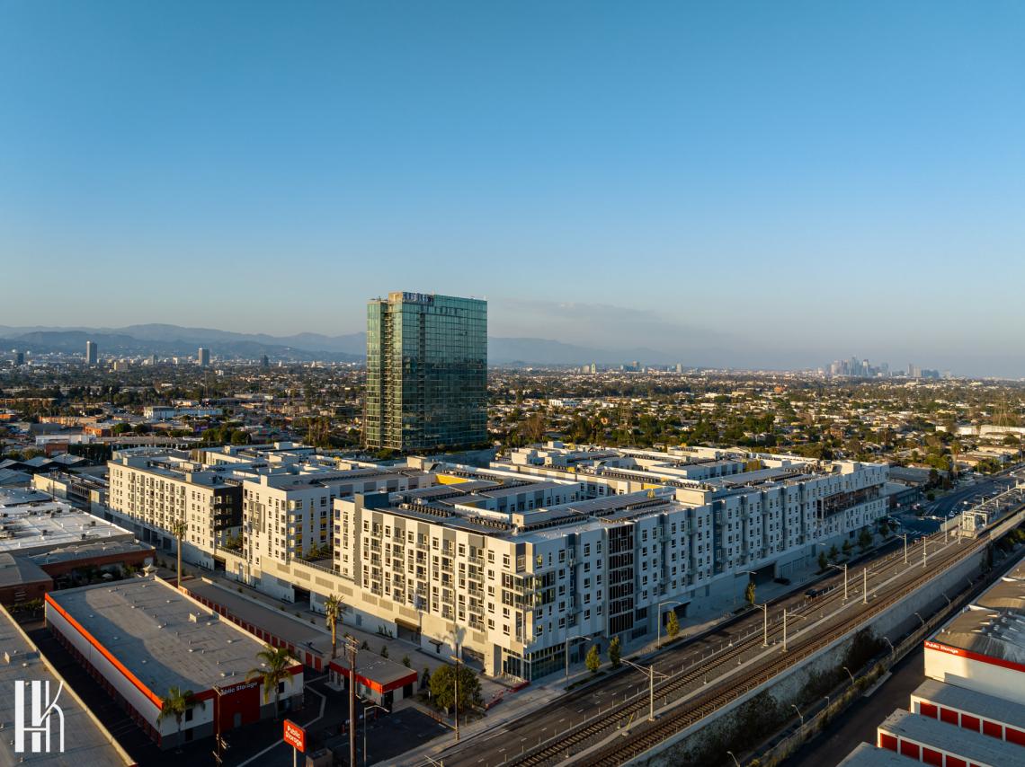 Cumulus District's Vox apartments unwrapped at La Cienega and Jefferson
